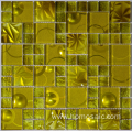 Gold mix pattern laminated mosaic